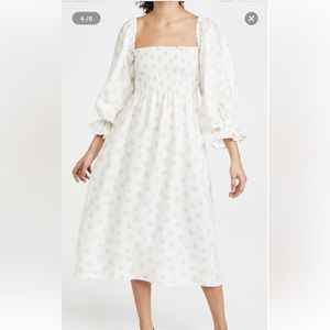 Sleeper Atlanta Linen Dress with Daisies 🌼